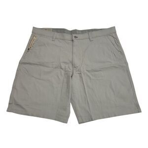 WP Weatherproof Men's Security Pocket Ripstop Utility Trail Shorts - Khaki